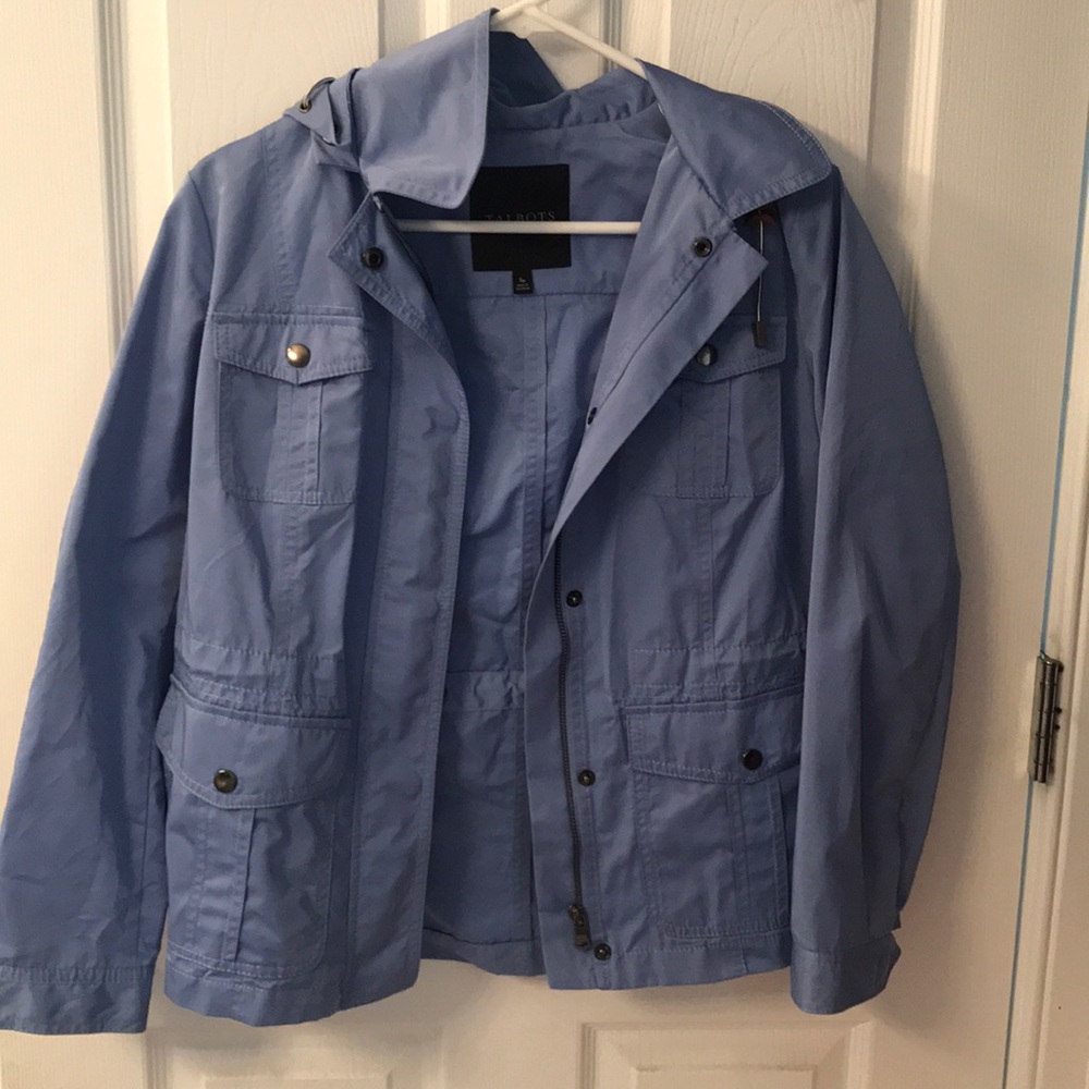 Talbots Rain Jacket with Detachable Hood